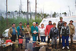 Экспедиция 1997 года, в которой принимали участие сотрудники фонда